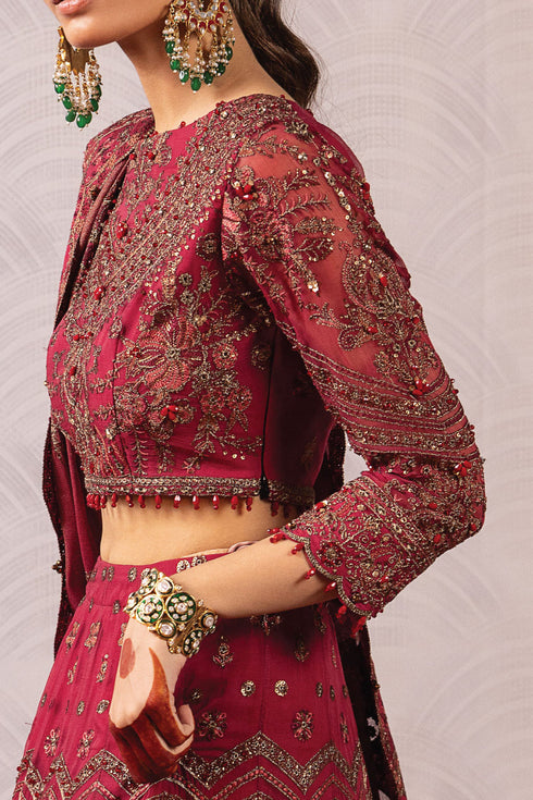 Iznik Embroidered Chiffon 3 piece suit ISC-08 MANAK