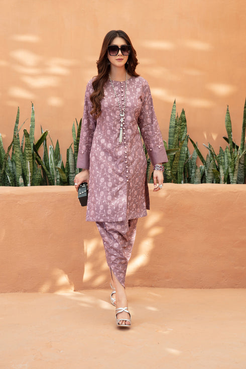 Simran Embroidered Cotton Sequence Co Ords SM-08