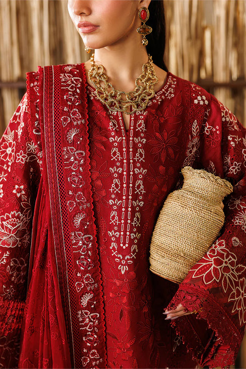 BAROQUE EMBROIDERED LAWN EL26-D05