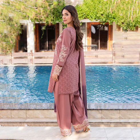 Zahra Rubab Embroidered Cotton Suit ZR-2537 | DALIA