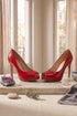 Red Patent Heel 12926