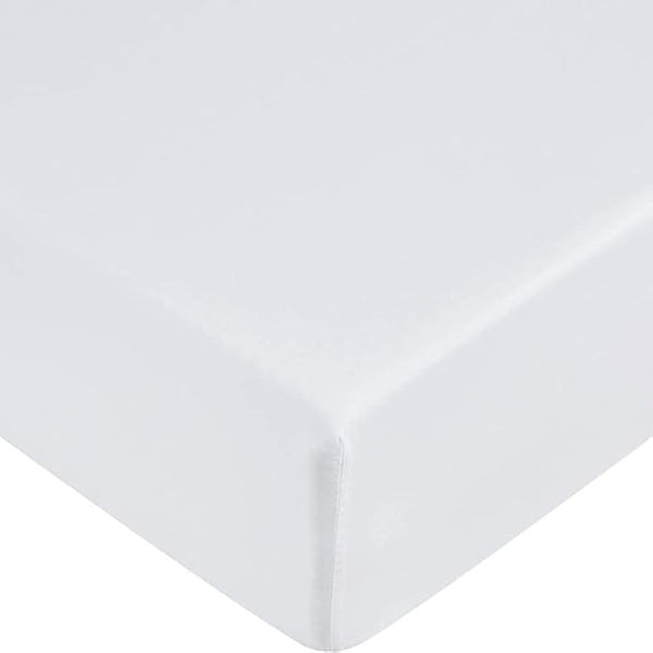 Shrinkage and Fade Resistant Deep Fitted Microfiber Sheets 30cm- White