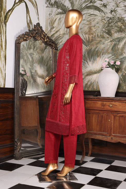 Nau Bahar 2 PC Khadar Embroidered Suit NB-17