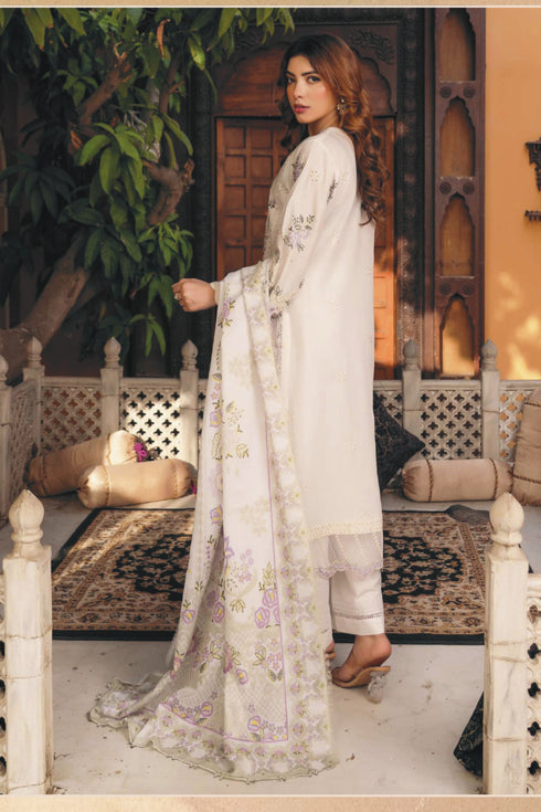 Munira Embroidered Lawn Suit MSL155- Pakistani Lawn Suits