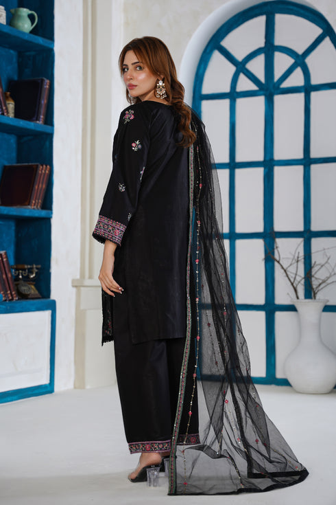 Attire Designer Embroidered Cotton Lawn 3PC Suit AD-19