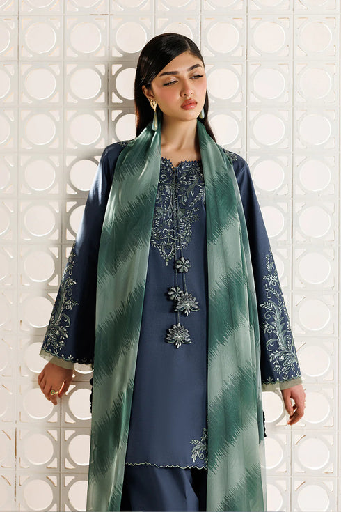 Iznik Embroidered Lawn suit UE-685