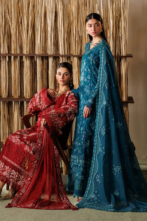 BAROQUE EMBROIDERED LAWN EL26-D05