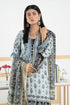 Munira Designer Embroidered Linen 3 Piece Suit MSL98
