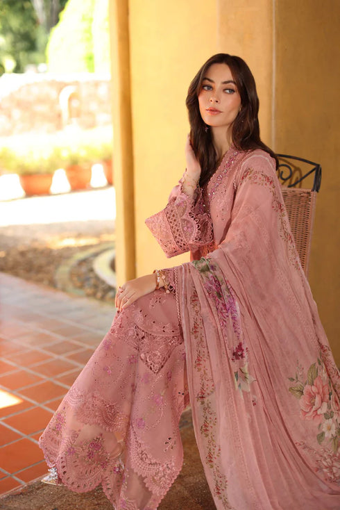 Noor By Saadi Asad Lawn 3 Piece Suit D3-B-Mirelle