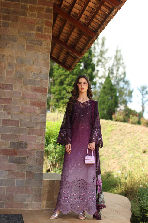 Noor By Saadi Asad Lawn 3 Piece Suit D4-B-Seraphine