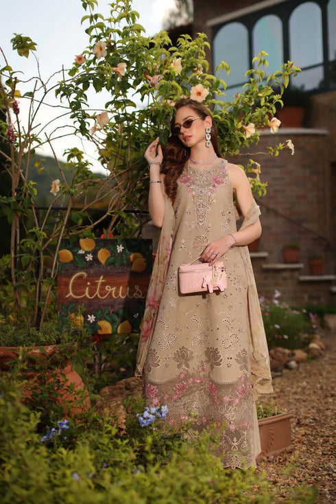 Noor By Saadi Asad Lawn 3 Piece Suit D9-B-Velisse