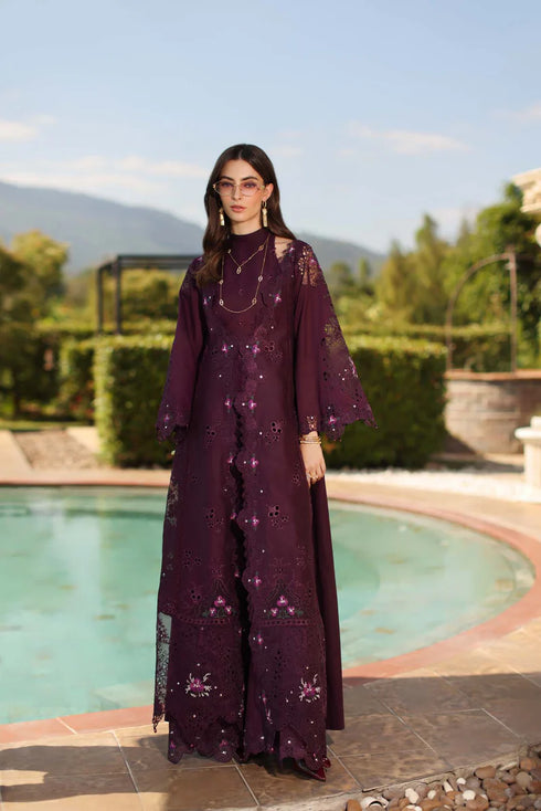 Noor By Saadi Asad Lawn 3 Piece Suit D8-B-Selene