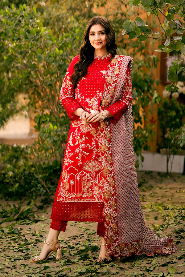 Maryum N Maria Embroidered Lawn 3 piece suit  MS24-563