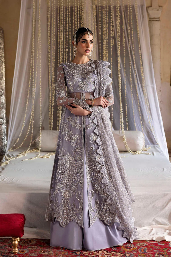 Akbar Aslam Embroidered Organza Suit Yashm
