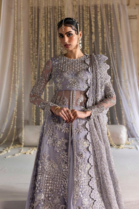 Akbar Aslam Embroidered Organza Suit Yashm