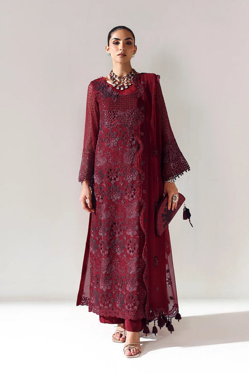 Alizeh Embroidered Chiffon Suit AF-BCH-2200-RIKA MAROON