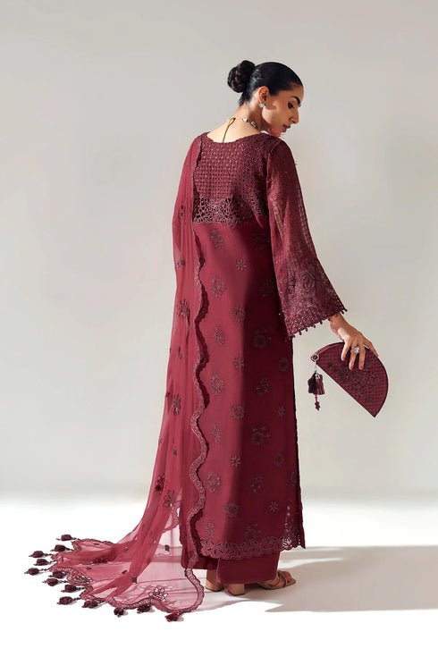 Alizeh Embroidered Chiffon Suit AF-BCH-2200-RIKA MAROON