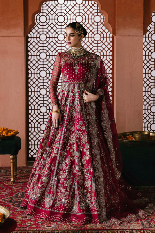 Akbar Aslam Embroidered Organza Suit Jahanara