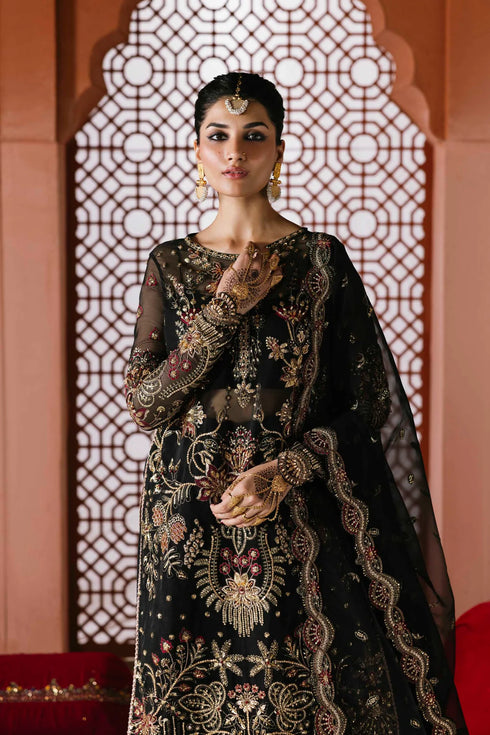 Akbar Aslam Embroidered Organza Suit Mehtab