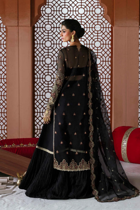 Akbar Aslam Embroidered Organza Suit Mehtab