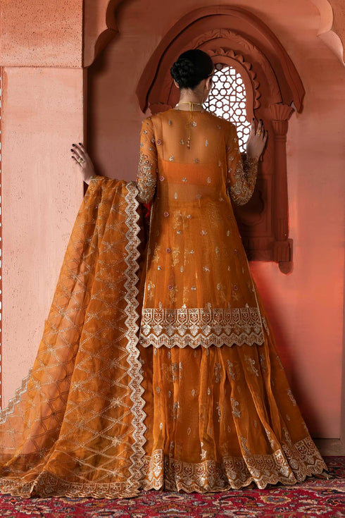 Akbar Aslam Embroidered Organza Suit Zareen