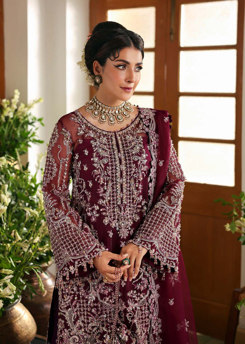 Kanwal Malik Embroidered  Organza Suit Safiya