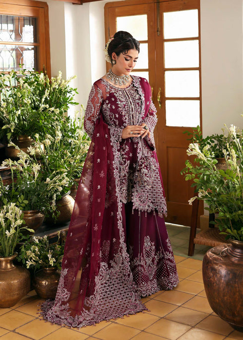 Kanwal Malik Embroidered  Organza Suit Safiya