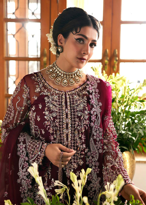Kanwal Malik Embroidered  Organza Suit Safiya