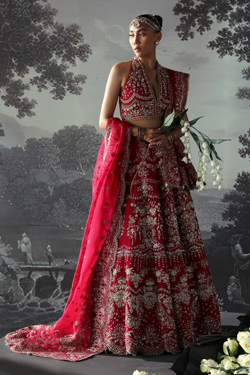Afrozeh Embroidered Organza Suit Claude