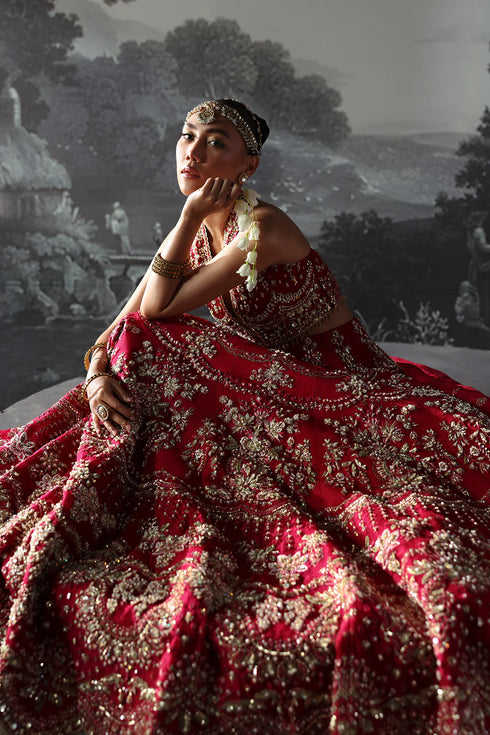 Afrozeh Embroidered Organza Suit Claude