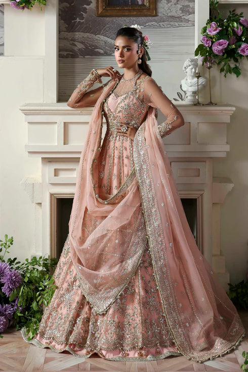 Akbar Aslam Net 3 Piece Suit Sanoura