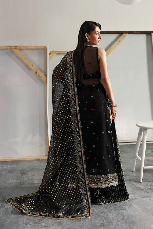 Zarposh Embroidered Organza Suit SORREL