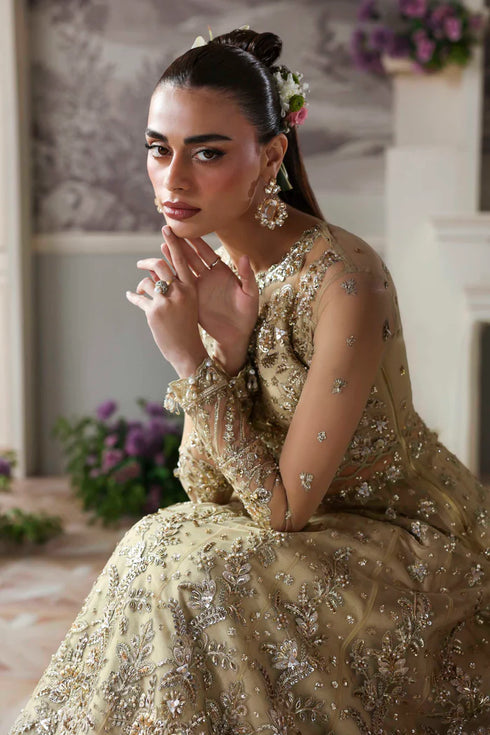 Akbar Aslam Net 3 Piece Suit Mintara