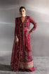 Zarposh Embroidered Organza Suit GARNET