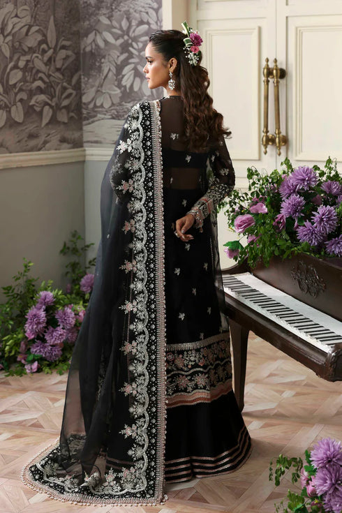 Akbar Aslam Net 3 Piece Suit Nocturne