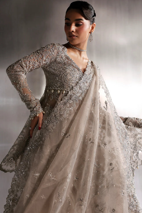 Zarposh Embroidered Organza Suit NOVELLE