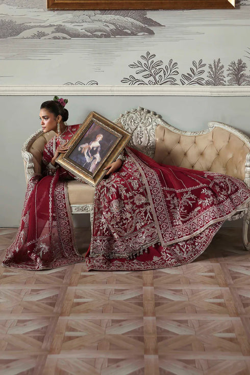 Akbar Aslam Net 3 Piece Suit Majeste