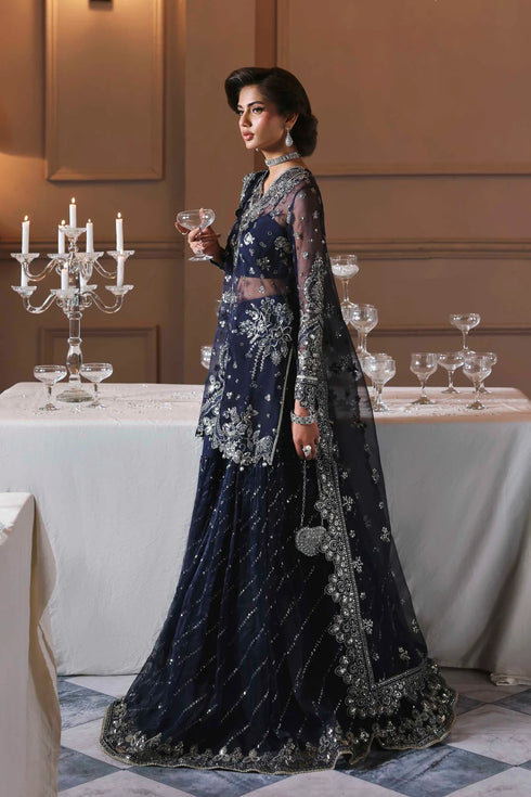 Akbar Aslam Embroidered Organza Suit Zarpari
