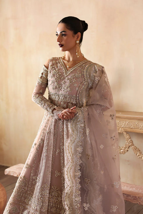 Zarposh Embroidered Organza Suit Nure