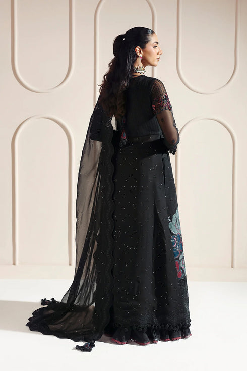 Alizeh Embroidered Chiffon Sari AF-BCH-2206-MEERAB