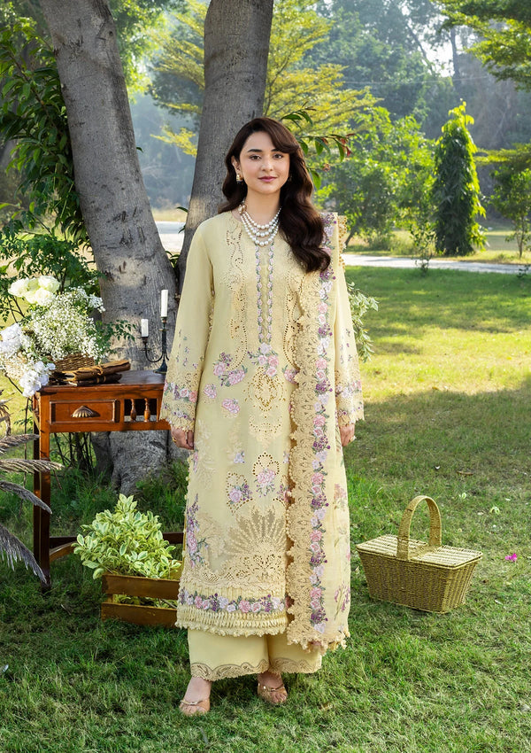 Elaf Embroiderd Lawn Suit ELY-05 SOUCI
