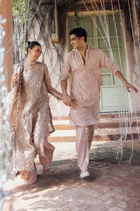 Rang Rasiya Embroidered Zari Organza Suit Nayab