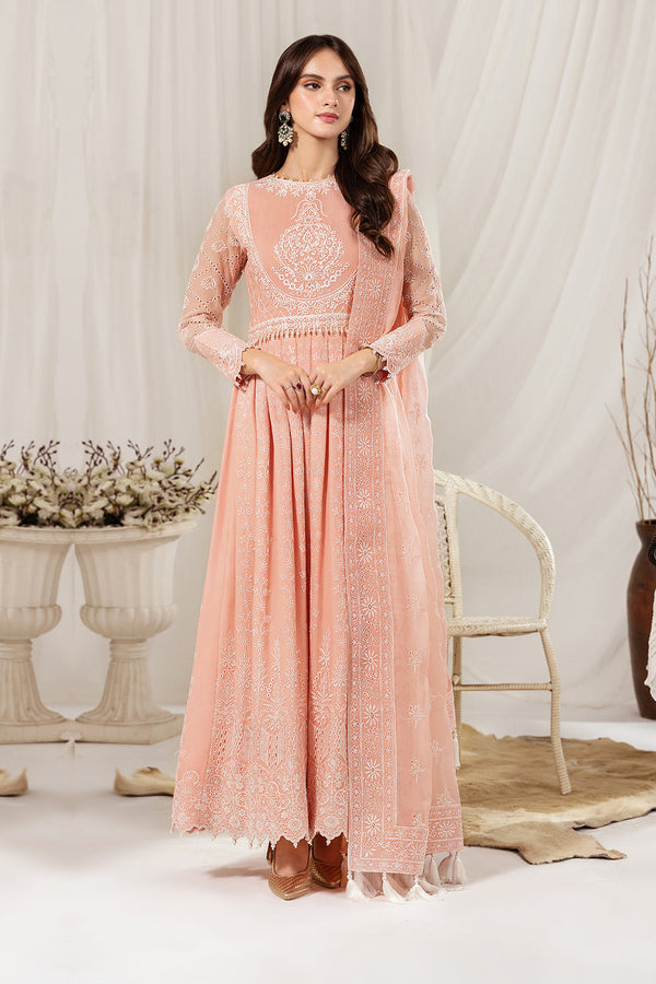 Alizeh Embroidered Chiffon 3 Piece Suit Leela