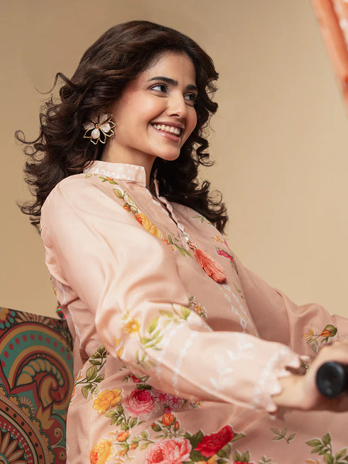 Allys Printed Lawn 2PC Suit ALEEN- Pakistani Dresses