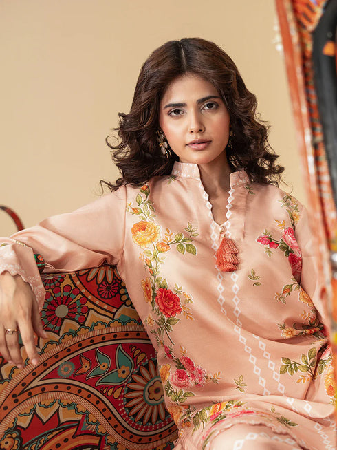 Allys Printed Lawn 2PC Suit ALEEN- Pakistani Dresses