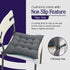 Velvet Seat Pad for Armchairs 40x40 with Ties Thick Armchair Pad