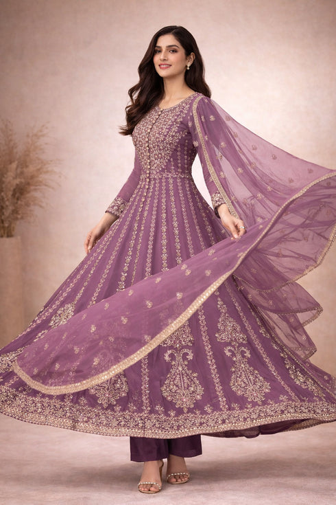 Baba Posh Embroidered Chiffon Maxi BP-06