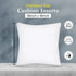 Cushion inserts, 45cm x 45cm, Extra Fluffy & Super Soft Cushion Pads - White