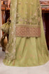 Farasha Embroidered Net 3 piece suit Alaya