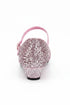 Kids Pink Glitter Shoes BS-41
